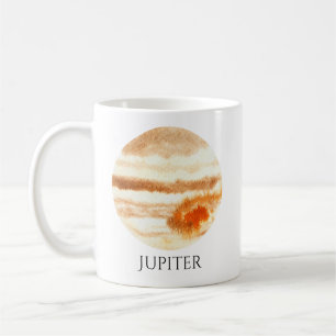 Jupiter Planet Watercolor Mug