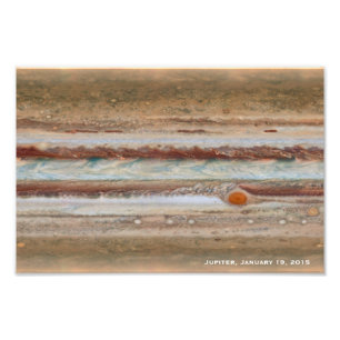 Jupiter Red Spot Close-Up Photograph