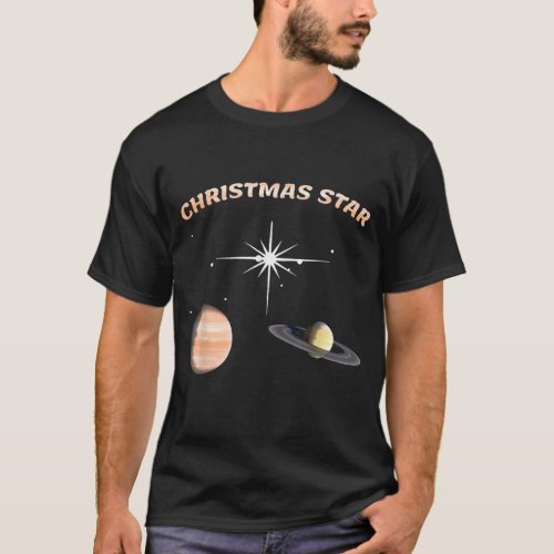 Jupiter  Saturn Star Crossed Planets Astronomy Gi T_Shirt