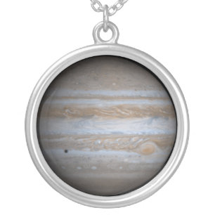 Jupiter Solar System Planet Charm Necklace