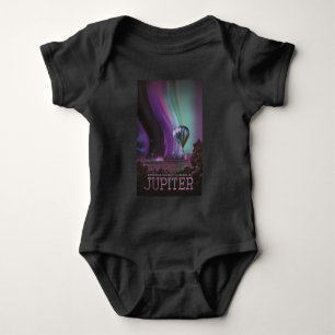 Jupiter Travel by Hot Air Balloon Bighty Auroras Baby Bodysuit