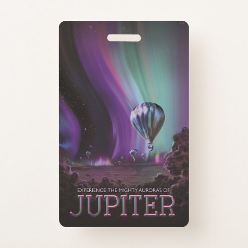 Jupiter Travel by Hot Air Balloon Bighty Auroras Badge