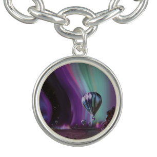 Jupiter Travel by Hot Air Balloon Bighty Auroras Bracelet
