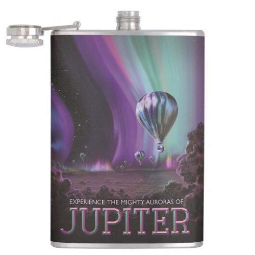 Jupiter Travel by Hot Air Balloon Bighty Auroras Flask