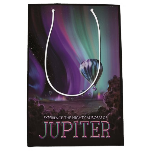 Jupiter Travel by Hot Air Balloon Bighty Auroras Medium Gift Bag