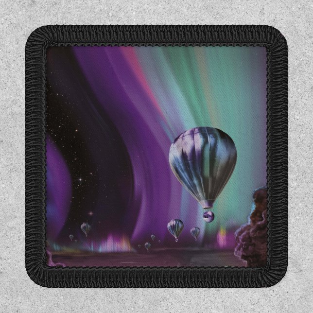 Jupiter Travel by Hot Air Balloon Bighty Auroras Patch (Front)