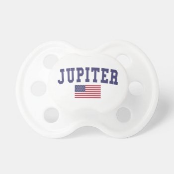 Jupiter Us Flag Pacifier by republicofcities at Zazzle