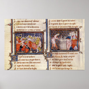 Jupiter versus Saturn: Saturn teaching Poster