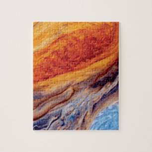 Jupiter's Great Red Spot - NASA Voyager Photo Jigsaw Puzzle