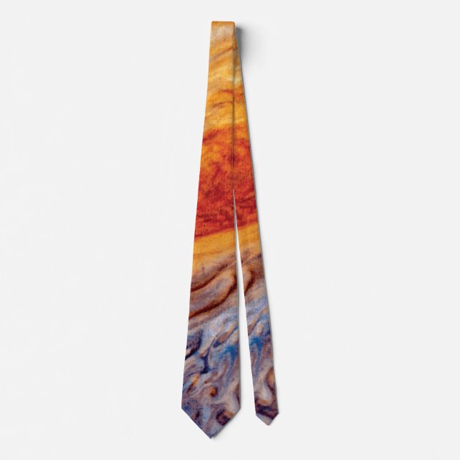 Jupiter's Great Red Spot - NASA Voyager Photo Neck Tie (Front)