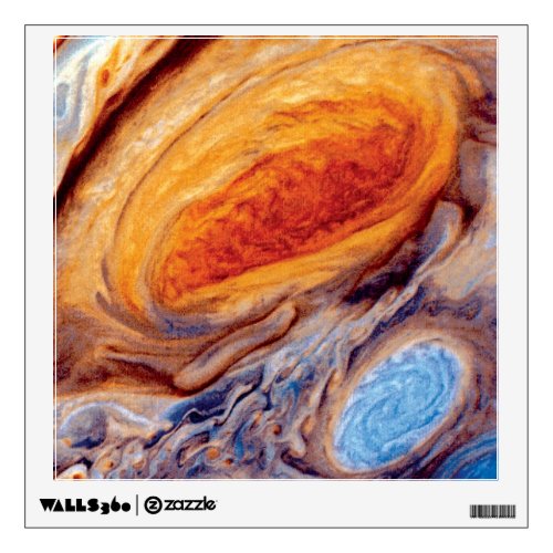 Jupiters Great Red Spot _ NASA Voyager Photo Wall Sticker