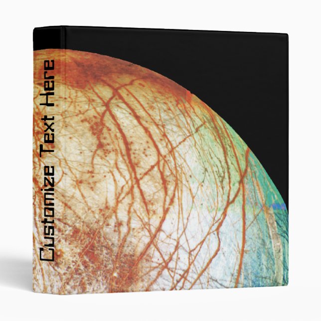 Jupiter's Moon Europa Binder (Front/Spine)