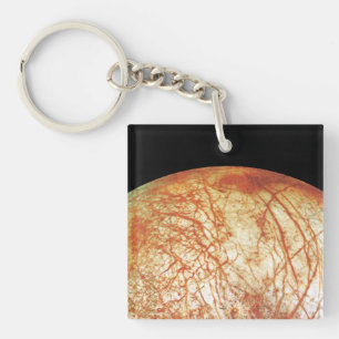 Jupiter's Moon Europa Keychain