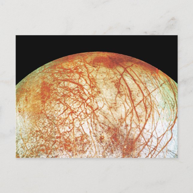 Jupiter's Moon Europa Postcard (Front)
