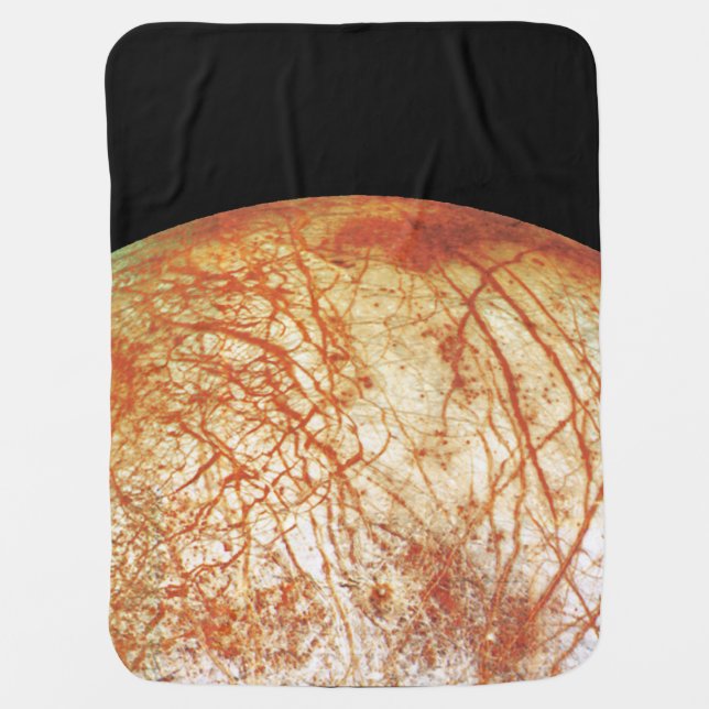 Jupiter's Moon Europa Stroller Blanket (Front)