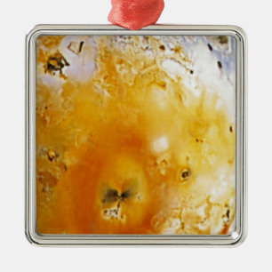 Jupiter's Moon Io Metal Ornament