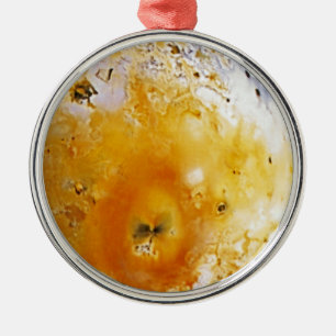 Jupiter's Moon Io Metal Ornament