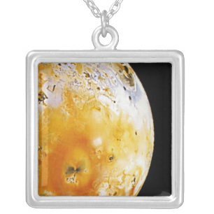Jupiter's Moon Io Silver Plated Necklace