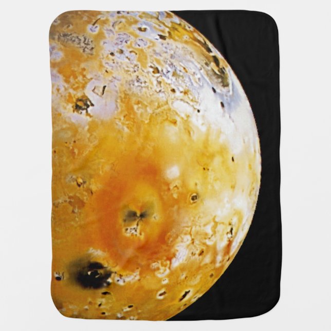 Jupiter's Moon Io Swaddle Blanket (Front)
