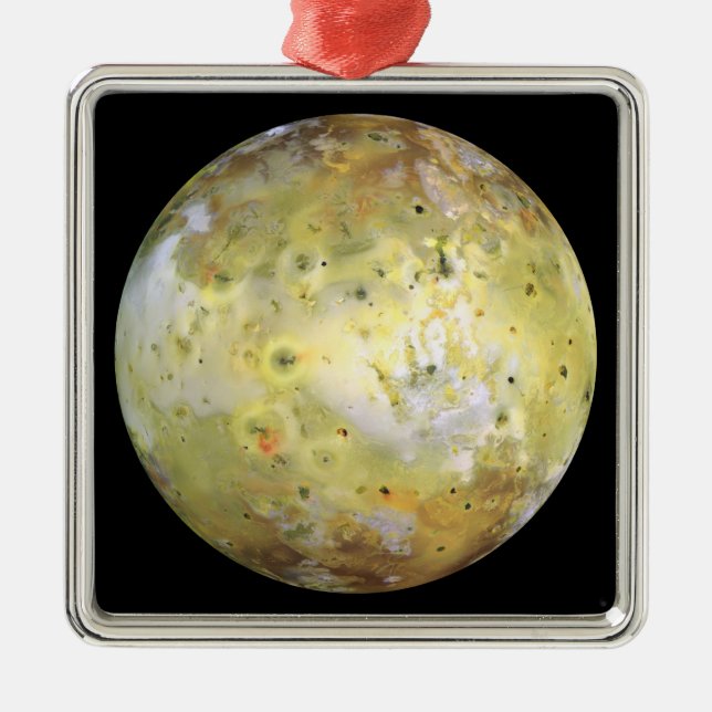 Jupiter's moon Lo Metal Ornament (Front)