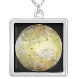 Jupiter's moon Lo Silver Plated Necklace