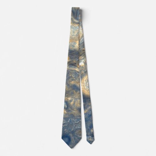 Jupiters Swirling Clouds Tie