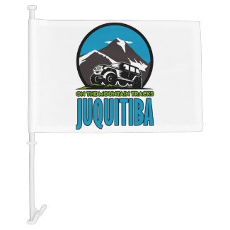 Juquitiba - on the mountain tracks car flag