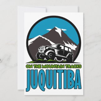 Juquitiba - on the mountain tracks holiday card