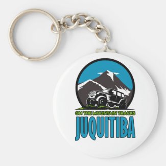 Juquitiba - on the mountain tracks keychain