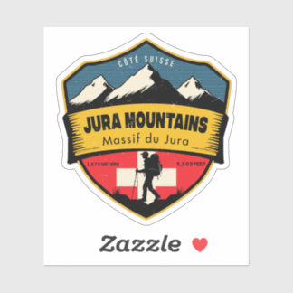 Jura Mountains , Massif du Jura , Switzerland Sticker