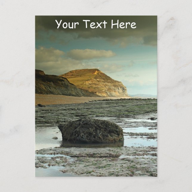 Jurassic Coast, Dorset customizable Postcard (Front)