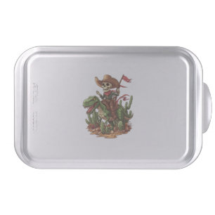 Jurassic Cowboy Skull � Funny Dino Rodeo Cake Pan