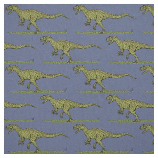 Jurassic Dinosaur Allosaurus Fabric