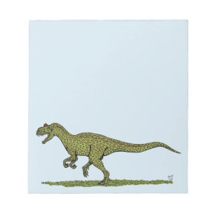Jurassic Dinosaur Allosaurus Notepad