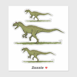 Jurassic Dinosaur Allosaurus Sticker
