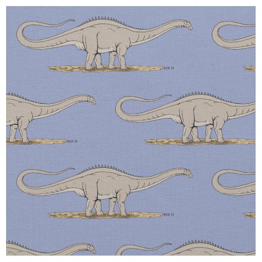 Jurassic Dinosaur Apatosaurus Fabric