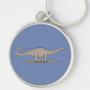 Jurassic Dinosaur Apatosaurus Keychain