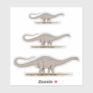Jurassic Dinosaur Apatosaurus Sticker