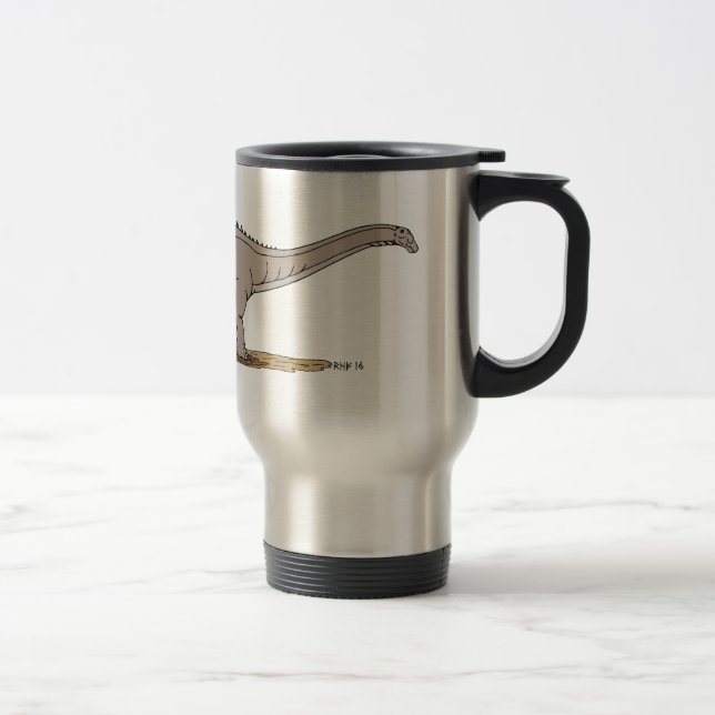 Jurassic Dinosaur Apatosaurus Travel Mug (Right)