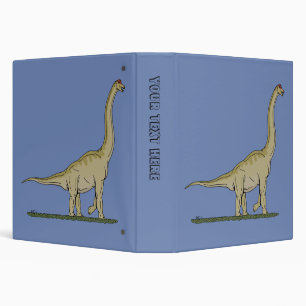 Jurassic Dinosaur Brachiosaurus 3 Ring Binder