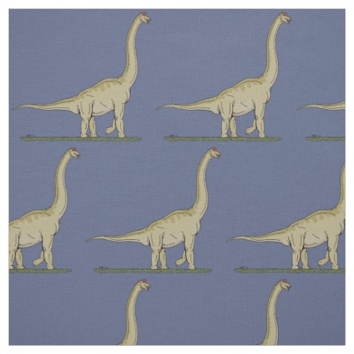 Jurassic Dinosaur Brachiosaurus Fabric