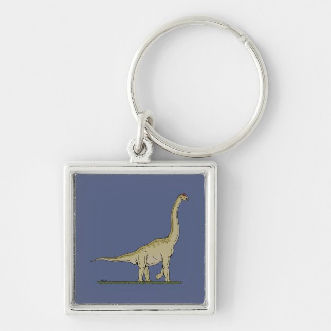 Jurassic Dinosaur Brachiosaurus Keychain (Front)