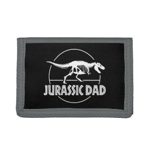 Jurassic Dinosaur Dad Trifold Wallet