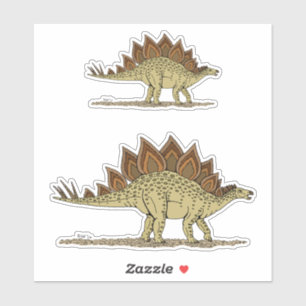 Jurassic Dinosaur Stegosaurus Sticker