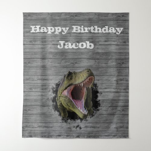 Jurassic Dinosaur Tyrannosaurus Birthday Backdrop