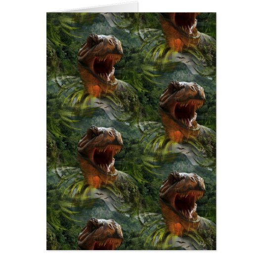 jurassic dinosaurs cards (Front)