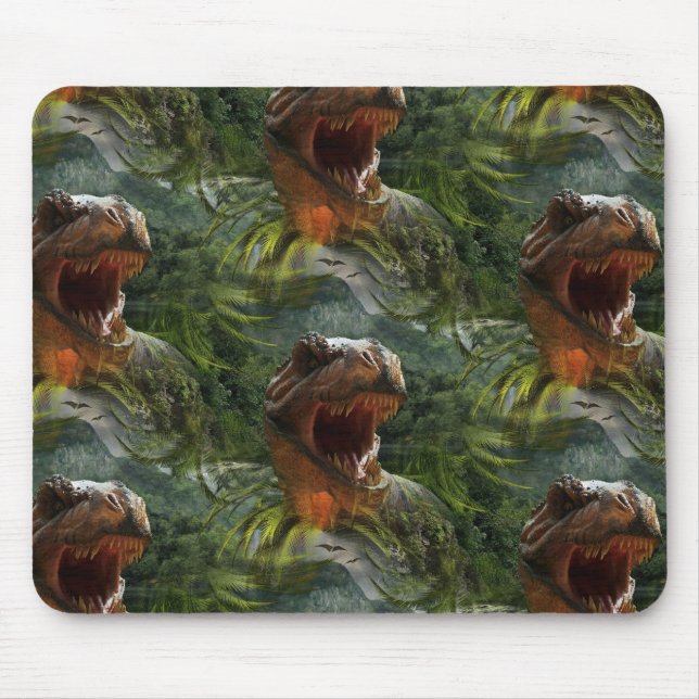 jurassic dinosaurs mouse pad (Front)