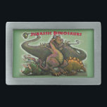Jurassic Dinosaurs Rectangular Belt Buckle<br><div class="desc">Jurassic Dinosaurs</div>