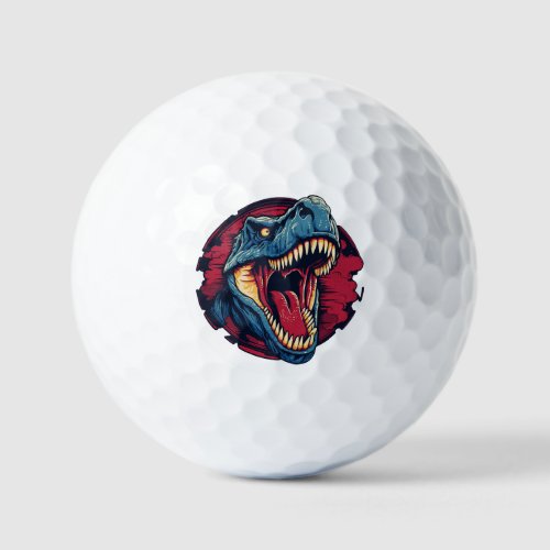 Jurassic Drive Golf Ball