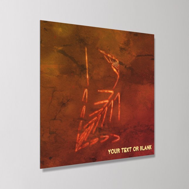 Jurassic Fossil Acrylic Photo Tile (Angled)